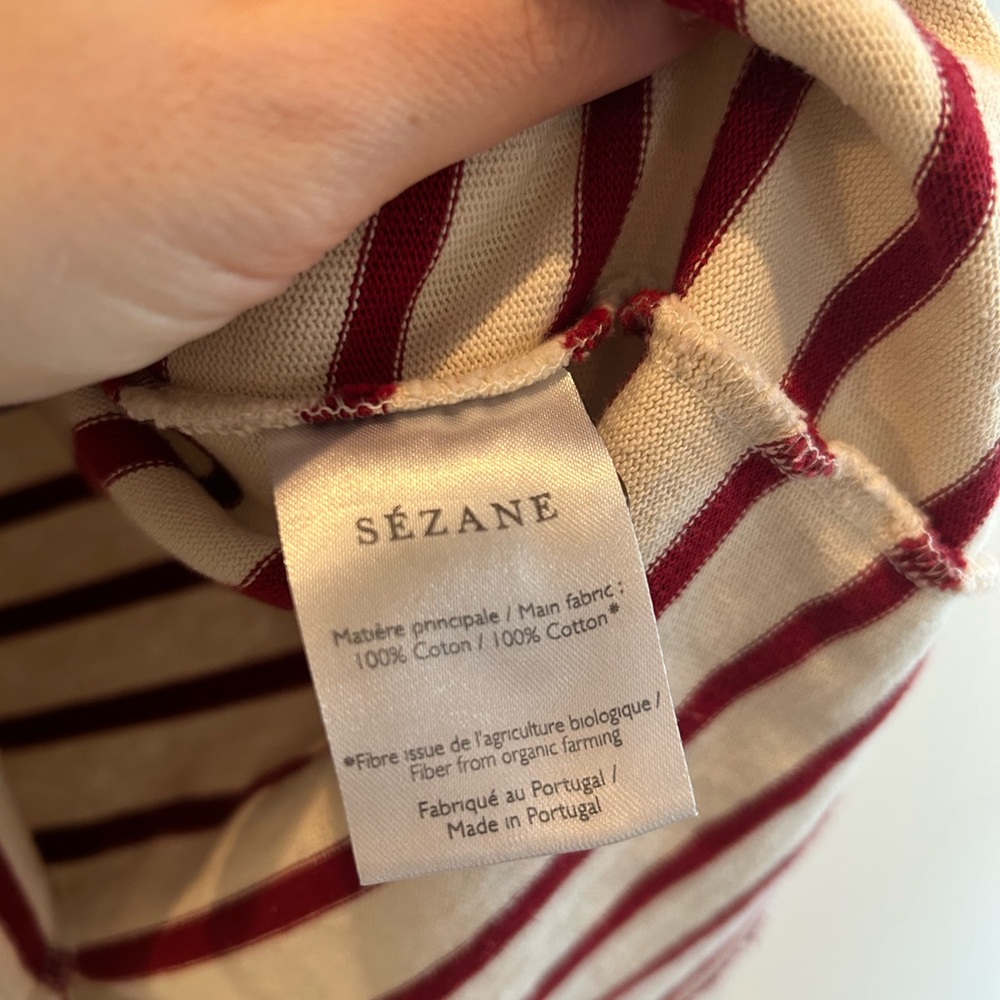 Sezane Gatsby Mariniere (Red/Ecru) - Picture 7 of 7